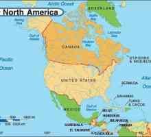 Най-големите държави в Северна Америка и техните столици. САЩ, Канада, Мексико