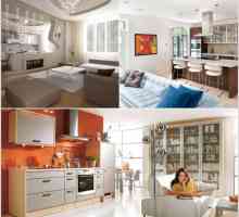 Кухня, съчетана с стаята: изложение, дизайн