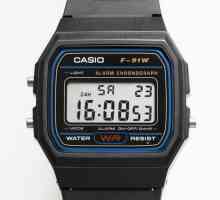 Кварцов часовник Casio F-91W: преглед, инструкции, клиентски отзиви