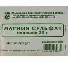 Лекарствен продукт "Магнезиев сулфат" (прах): инструкции за употреба, индикации,…