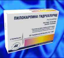 Лекарствен продукт, съдържащ пилокарпин хидрохлорид - ефективни капки за очи