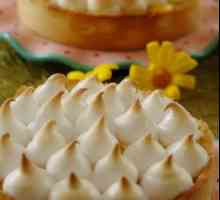 Лимонова торта с мерангуси: рецепта с снимка. Пясъчна торта с лимонов крем и целувка