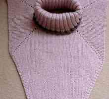 Манишка с игли за плетене: скици и описание за начинаещи, снимка