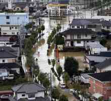 Голямо наводнение в Япония, провокирано от най-силните тайфуни