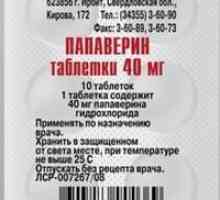 Лекарства "Папаверин" (таблетки). Инструкции за употреба