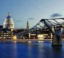 Милениум - мост в Лондон: една от първите атракции на новото хилядолетие