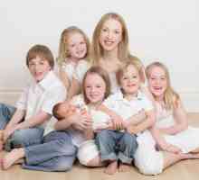 Руски майки с много деца: статут и ползи