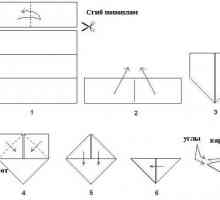 Модулен оригами: схемата на паун. Оригами за начинаещи