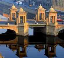 Мостът Ломоносов през река Фонтанка в Санкт Петербург: описание, история, къде се намира