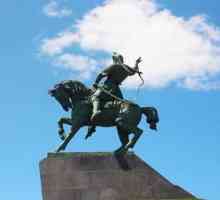 Националният герой Салават Юлаев (Уфа), паметник на него - забележителност на Башкортостан
