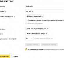Задаване на цели в Yandex.Metrica: изпращане на формуляра