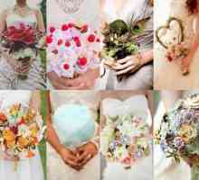 Необичайни сватбени букети: идеи, описание и препоръки
