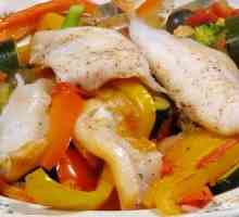 Много полезна рецепта: задушени риби със зеленчуци и ориенталски