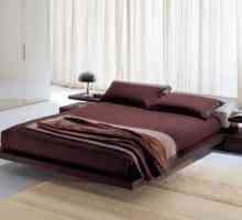 Осъществяване на легло в минималистичен стил: колко правилно да го подчертаете?
