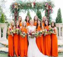 Оранжева сватба: декорация, снимки и идеи