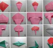 Оригами "роза": монтажни схеми