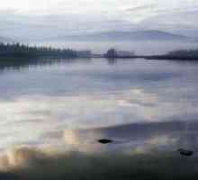 Езерото Khantayskoe на полуостров Taimyr в територията Красноярск