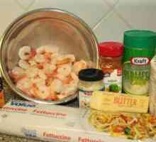 Паста с скариди в кремообразен сос от чесън: рецепти