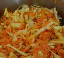 Пипер пълнени с моркови. Зали за зимата