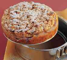 Pie `` Нежност`` с извара и ябълки: рецепта с снимка