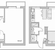 Оформлението на двустайни апартаменти: снимка, схема