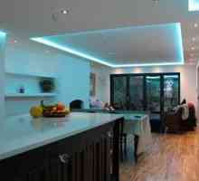 Окачен таван за LED ленти: видове, избор, монтаж