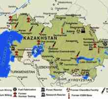 Районът на Казахстан. Казахстан - територията на територията, характеристиките и характеристиките…