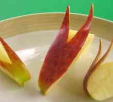 Подробности за красиво нарязване на ябълка