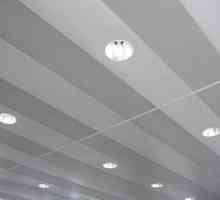 Окачен таван от алуминиеви панели: предимства, инсталация, цени. Решетка таван