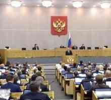 Председател на Държавната Дума на Руската федерация: задължения и власт