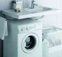 Мивка над пералната машина - значително спестяване на място