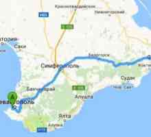 Разстояние от Feodosia до Севастопол през Симферопол и през Yalta