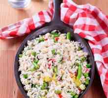Разнообразие от рецепти от ориз със зеленчуци в тиган