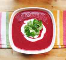 Рецепта за гореща супа от червено цвекло с месо и зеленчуци