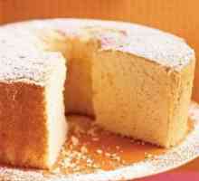Рецепта от шифон бисквитена: основата за буйна торта
