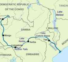 Режимът на река Замбези. Къде се стича река Замбези?