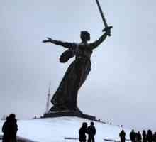 Родината във Волгоград - паметник в чест на великата битка
