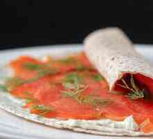 Пити хляб ролки с червена риба: готварски характеристики и рецепти