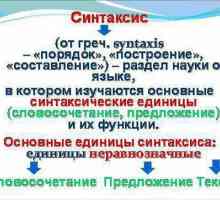 Руски език: синтаксис като част от граматиката