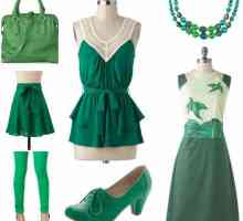 Какво мога да комбинирам със зелен цвят? Комбинация от зелени и други цветя в дрехите (снимка)