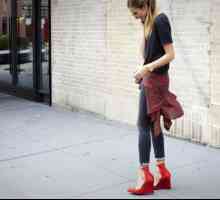 С какво да носиш червени обувки: снимка на модерни изображения
