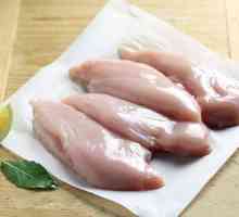 Петровска салата с пилешко месо и гъби