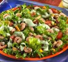 Салати от червена риба и скариди: рецепти, съставки