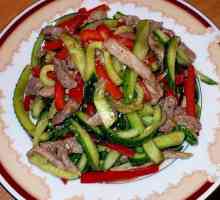 Салати с месо: рецепти за готвене