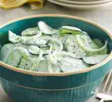 Салати с краставици: рецепти. Прясна салата от краставици