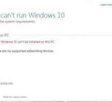 Надстройването не бе успешно на Windows 10: грешка при ъпгрейд. Причини и методи на елиминиране.