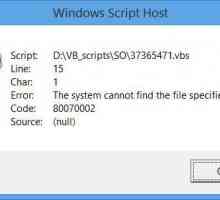 Услугата домакин на Windows Script се разби. Възникна грешка. Как да го оправим с най-простите…