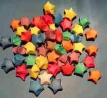 Лъки хартия звезда (оригами): майсторски клас