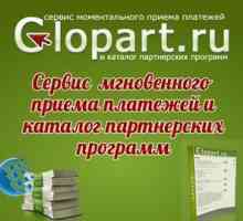 Служба "Glopart": отзиви. Служба "Glopart" - печалба в Интернет