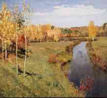 Шедьоври на руската живопис: Левитан, Златна есен. Описание на картината